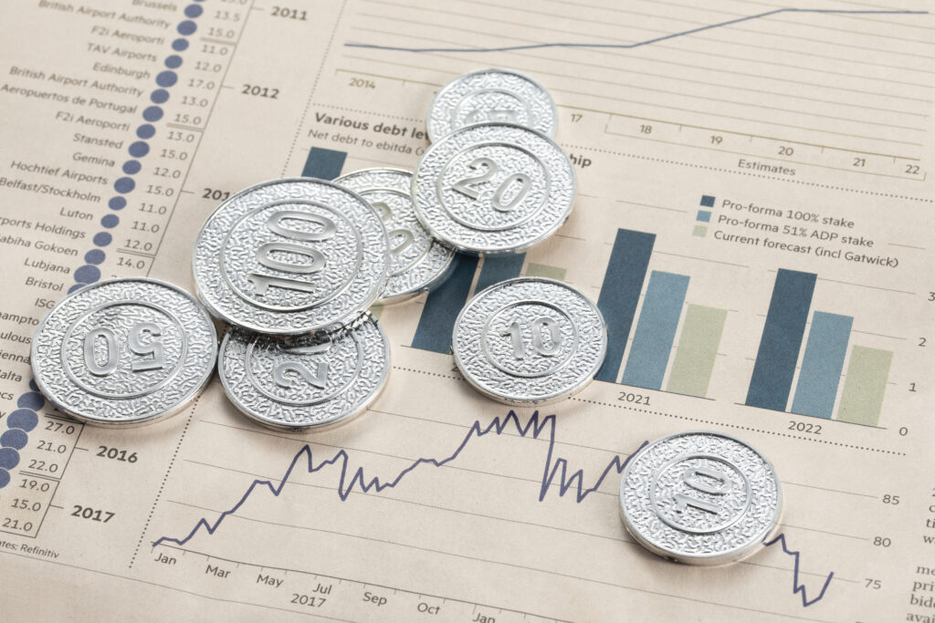 currency exchange concept for buying property in Dubai