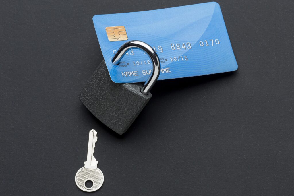 concept image of security deposit